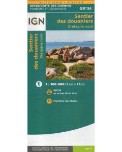 Sentier des douaniers nord 1:100.000