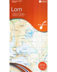 Lom (Jotunheimen nasjonalpark nord) 1:50.000