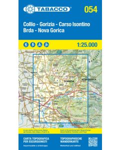 Collio, Gorizia, Carso Isontino, Brda, Nova Gorica 1:25000