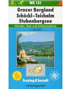 Grazer Bergland, Schockl, Teichalm, Stubenbergsee 1:50.000
