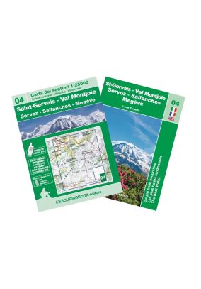 04 - Saint-Gervais - Val Montjoie - Servoz - Sallanches - Megève 1:25.000 con guida