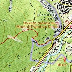 Bohinj Triglav 1:25.000 Alpi Giulie Orientali Carte topografiche per escursionisti 