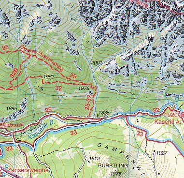 Carte topografiche per escursionisti Alpe di Siusi 05 Val Gardena Tabacco 1:25.000 