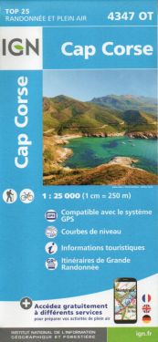 Cap Corse 1:25.000