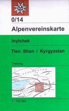 Inylchek, Tien Shan 1:100.000