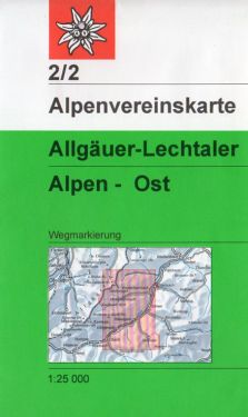 Allgauer-Lechtaler Alpen Ost 1:25.000