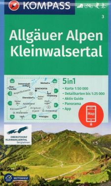 Allgauer Alpen, Kleinwalsertal 1:50.000
