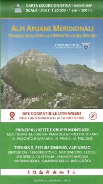 Alpi Apuane Meridionali 1:20.000 - Versilia - Media Valle del Serchio