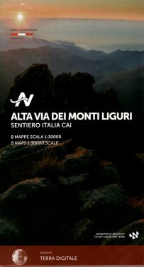 Alta Via dei Monti Liguri set 4 carte 1:30.000