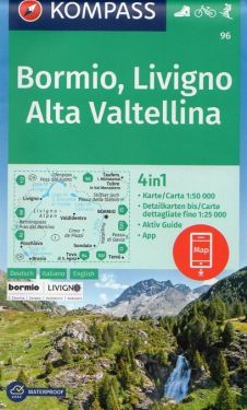 Bormio, Livigno, Alta Valtellina 1:50.000