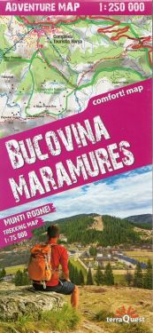 Bucovina, Maramures 1:250.000 - Munti Rodnei 1:75.000 (Monti Carpazi)