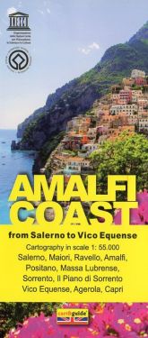 Amalfi Coast from Salerno to Vico Equense 1:55.000
