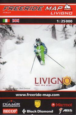 Livigno freeride map 1:25.000
