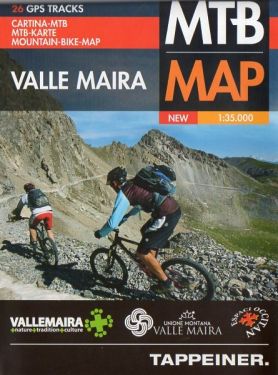 Valle Maira bike map 1:35.000