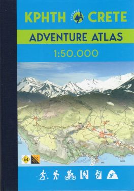 Crete adventure atlas 1:50.000 - with the Cretan Way