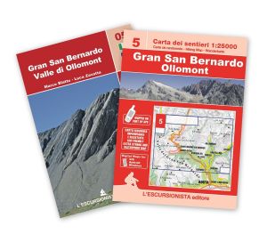 05 - Gran San Bernardo, Ollomont carta dei sentieri 1:25.000 ANTISTRAPPO 2021