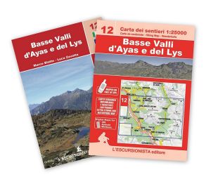 12 - Basse Valli d'Ayas e del Lys carta dei sentieri 1:25.000 ANTISTRAPPO 2021