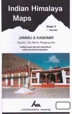 Jammu & Kashmir, Rhupsu, Tso Moriri, Pangong Tso sheet 9 - 1:200.000