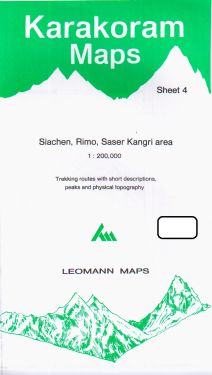 Siachen, Rimo, Saser Kangri sheet 4 - 1:200.000