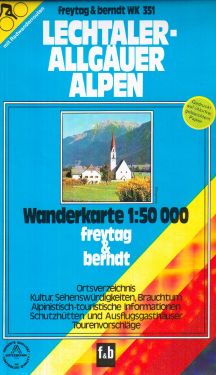 Lechtaler, Allgauer Alpen 1:50.000