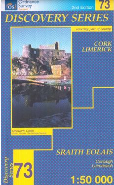 Cork e Limerick contee - Ballyhoura Mountains f.73 1:50.000