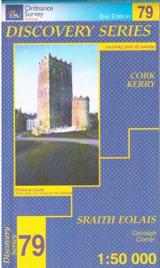 Cork e Kerry contee - Derrynasaggart Mountains f.79 1:50.000