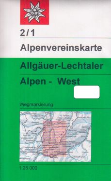 Allgauer-Lechtaler Alpen West 1:25.000