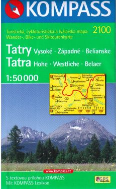 Tatra Hohe, Westliche, Belaer 1:50.000 