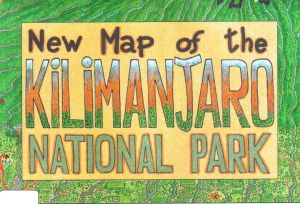 Kilimanjaro National Park 1:100.000