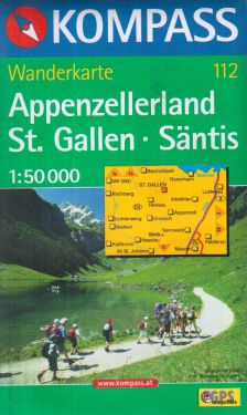 Appenzellerland, Saint Gallen, Säntis 1:50.000