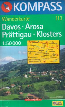 Davos, Arosa, Prättigau, Klosters 1:50.000 