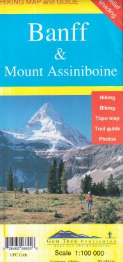 Banff & Mount Assiniboine 1:100.000 