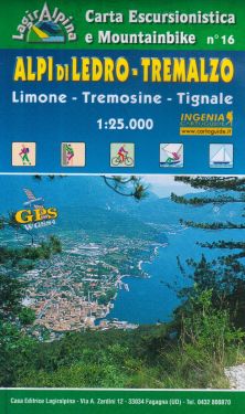 Alpi di Ledro - Tremalzo f.16 1:25.000