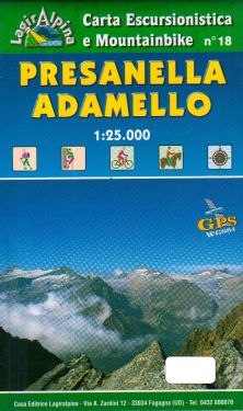 Presanella, Adamello f.18 1:25.000