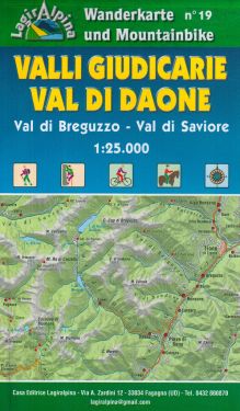 Valli Giudicarie, Val di Daone f.19 1:25.000