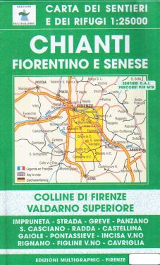 Chianti Fiorentino e Senese 1:25.000