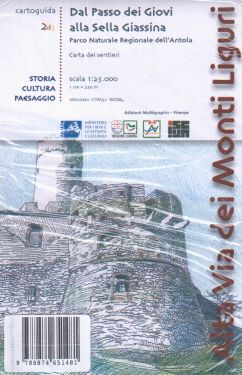 Alta Via dei Monti Liguri f.2 - Dal Passo dei Giovi alla Sella Giassina 1:25.000