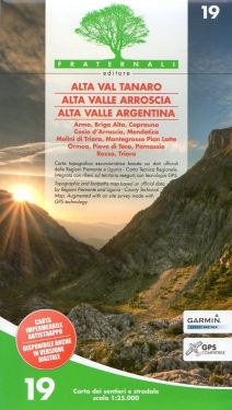 Alta Val Tanaro, Alta Valle Arroscia, Alta Valle Argentina 1:25.000