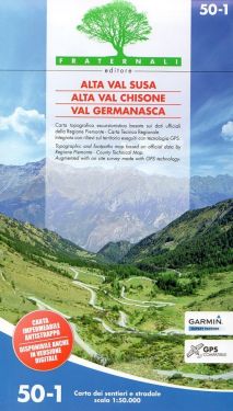 Alta Val Susa, Alta Val Chisone, Val Germanasca 1:50.000