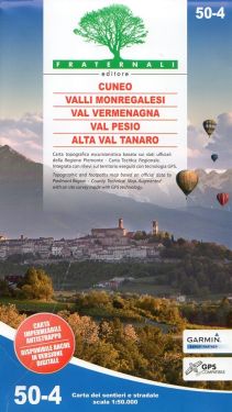 Cuneo, Valli Monregalesi, Val Vermenagna, Val Pesio, Alta Val Tanaro 1:50.000