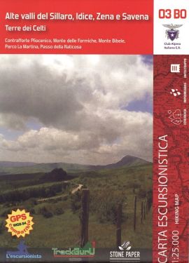 Alte Valli del Sillaro, Idice, Zena e Savena 1:25.000 + guida