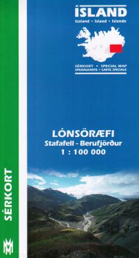Lónsöræfi, Stafafell, Berufjörður f.6 1:100.000