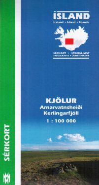 Kjölur, Arnarvatnsheiði, Kerlingarfjöll f.3 1:100.000