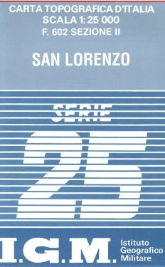 San Lorenzo 1:25.000 - f.602II