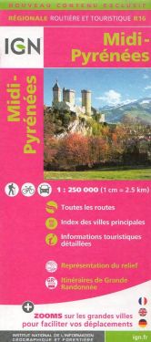 Midi-Pyrénées / Midi-Pirenei 1:250.000