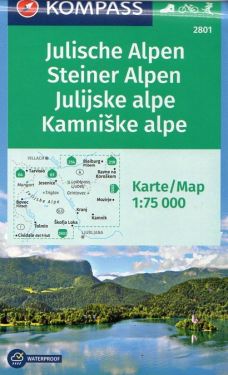Julische Alpen, Steiner Alpen / Alpi Giulie, Alpi di Kamnik, Alpi della Savinja 1:75.000 - Lago di Bled