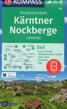 Biosphärenpark Kärnten Nockberge, Liesertal 1:50.000