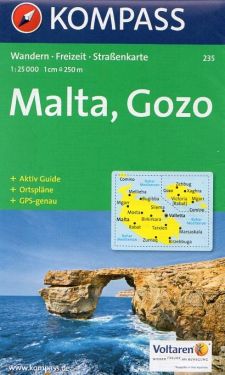 Malta - Gozo 1:25.000