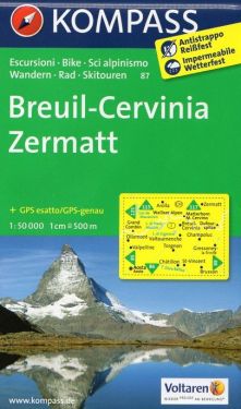 Breuil-Cervinia, Zermatt 1:50.000