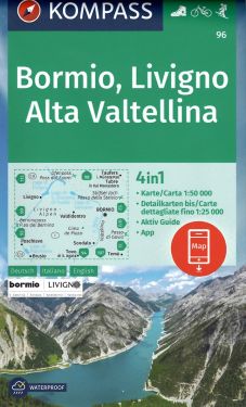 Bormio, Livigno, Alta Valtellina 1:50.000